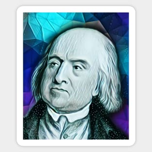 Jeremy Bentham Portrait | Jeremy Bentham Artwork 6 Sticker